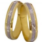 Par de Alianças em Ouro 18Kts A100