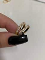 Conjunto de Aparadores em Ouro 18kts CJAP12 - Imagem 2