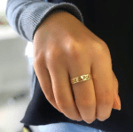 Anel em Ouro 18kts AN86 - Imagem 2