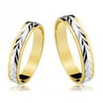 Par de Alianças em Ouro 18Kts A111