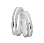 Par de Alianças em Prata ALP59