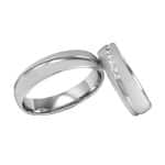 Par de Alianças em Prata ALP60