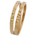 Conjunto de Aparadores em Ouro BX 416 CJAP18