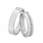Par de Alianças em Prata ALP68