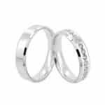 Par de Alianças em Prata ALP67