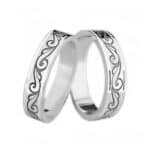 Par de Alianças em Prata ALP70