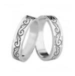Par de Alianças em Prata ALP70