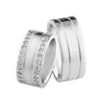 Par de Alianças em Prata ALP71