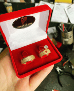 Par de Alianças em Ouro BX 416 ALB22 - Imagem 2