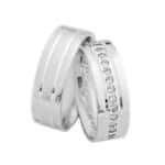 Par de Alianças em Prata ALP69