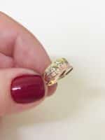 Anel em Ouro BX 416 INFANTIL ANIB09 - Imagem 2