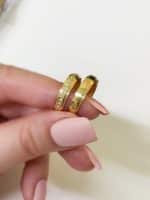 Par de Alianças em Ouro 18Kts A112 - Imagem 2