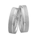 Par de Alianças em Prata ALP73