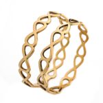 Conjunto de Aparadores em Ouro BX 416 CJAP25