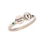 Anel de Formatura em Ouro BX 416 ANFBX15