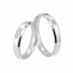 Par de Alianças em Prata ALP76