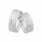 Par de Alianças em Prata ALP77