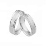 Par de Alianças em Prata ALP78