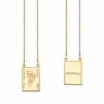 Escapulário em Ouro 18kts ES03