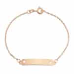 Pulseira Infantil em Ouro BX 416 PUIBX20