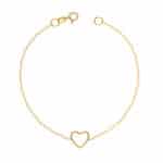 Tornozeleira em Ouro 18kts TO02