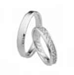 Par de Alianças em Prata ALP80