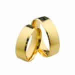 Par de Alianças em Ouro 18Kts A117