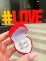 Par de Alianças em Prata ALP84 - Imagem 2