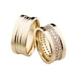 Par de Alianças em Ouro BX 416 ALB26