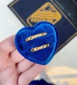 Par de Alianças em Ouro BX 416 ALB28 - Imagem 2