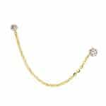 Piercing em ouro 18kts PIE43