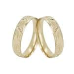 Par de Alianças em Ouro BX 416 ALB43