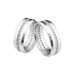 Par de Alianças em Prata ALP96