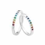 Par de Alianças em Prata ALP97