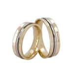 Par de Alianças em Ouro BX 416 ALB37