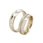 Par de Alianças em Ouro BX 416 ALB41