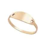 Anel em Ouro BX 416 INFANTIL ANIB17