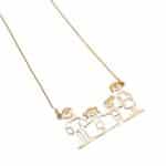 Gargantilha em Ouro BX 416 GOB18