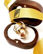 Par de Alianças em Ouro BX 416 ALB35 - Imagem 2