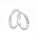 Par de Alianças em Prata ALP113
