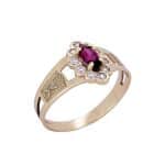 Anel de Formatura em Ouro BX 416 ANFBX23