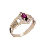 Anel de Formatura em Ouro BX 416 ANFBX23