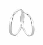 Par de Alianças em Prata ALP116