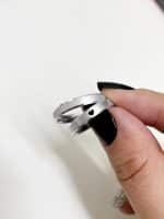 Par de Alianças em Prata ALP119 - Imagem 2