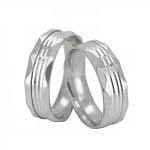 Par de Alianças em Prata ALP124