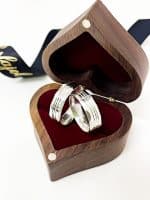 Par de Alianças em Prata ALP124 - Imagem 3