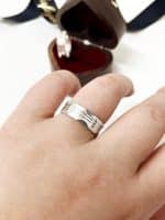 Par de Alianças em Prata ALP124 - Imagem 2