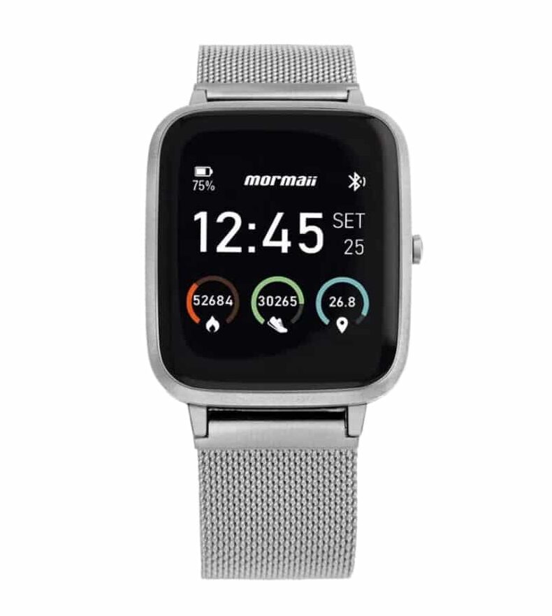 3g-3-3 Relógio de Pulso SMARTWATCH MORMAII LIFE PRATA - Imagem 1