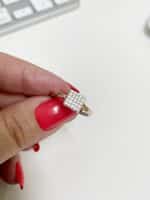 Anel em Prata e Ouro 10kts ANP106 - Imagem 2