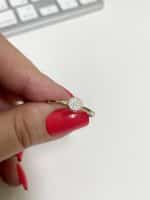 Anel em Prata e Ouro 10kts ANP108 - Imagem 2